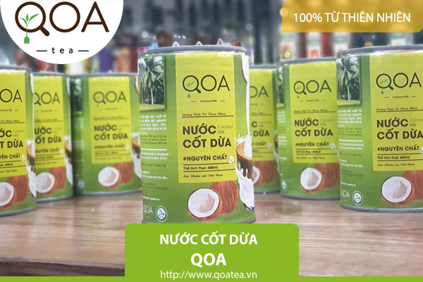 Đặc điểm nước cốt dừa QOA 400ml