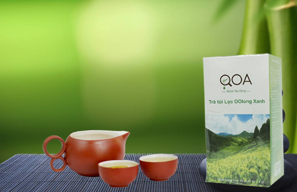 Trà Túi Lọc Oolong Xanh QOA 50g