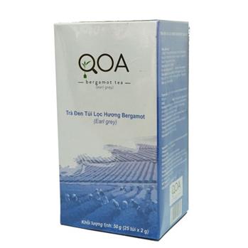 Trà Đen Túi Lọc QOA Hương Bergamot 50g (2g x 25 Gói)