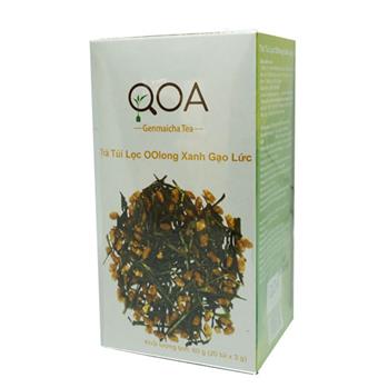 Trà Túi Lọc Oolong Xanh QOA Gạo Lức 60g (3g x 20 Gói)